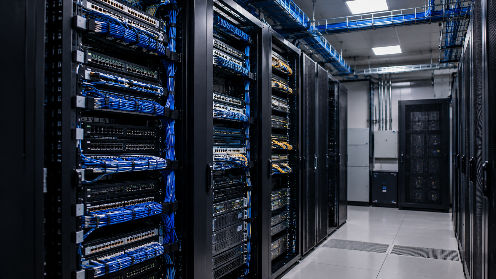 Data Center moderno, ordenado y conectado
